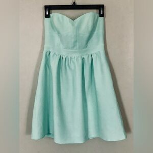 Everly Mint Green Strapless Dress